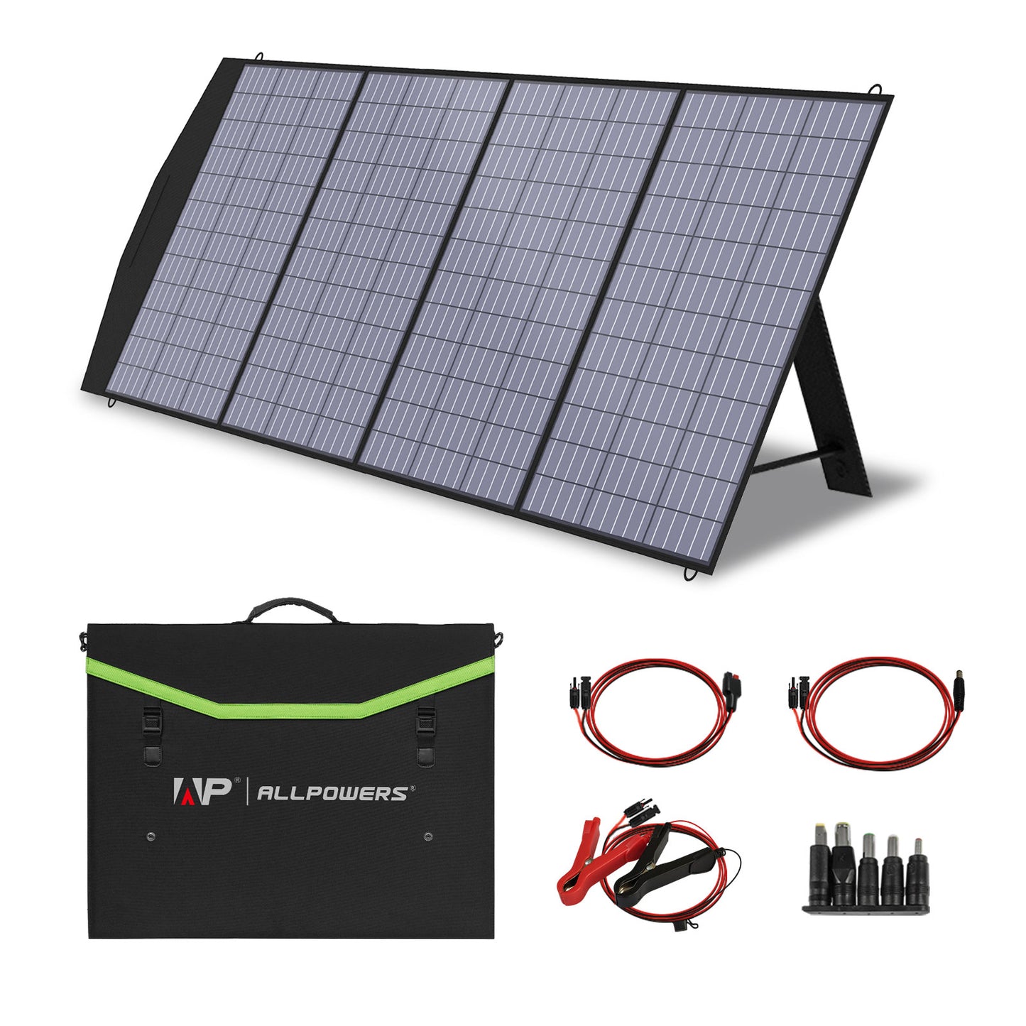 Portable 18V Solar Power Station 288Wh 300W, 606Wh 700W 110V/220V AC Outlet