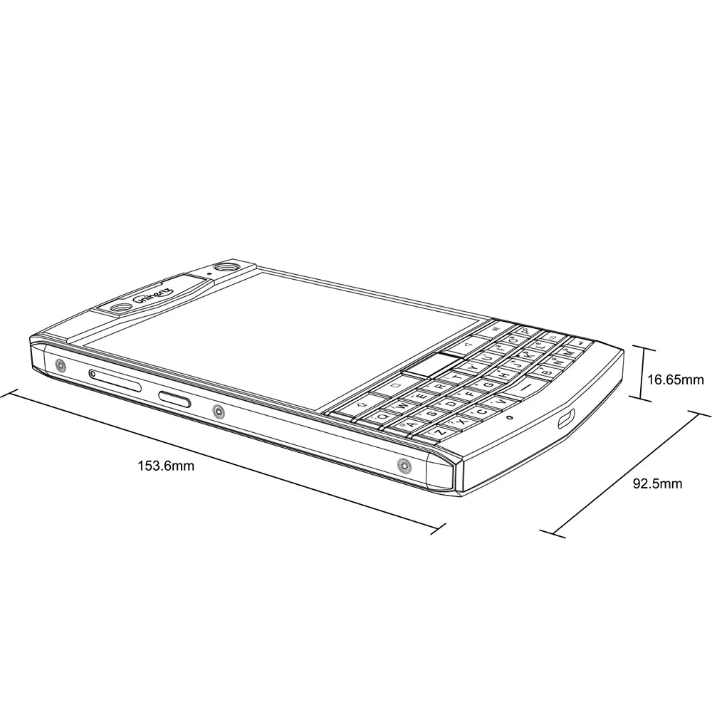 Rugged QWERTY Smartphone Android 10 128GB Unlocked