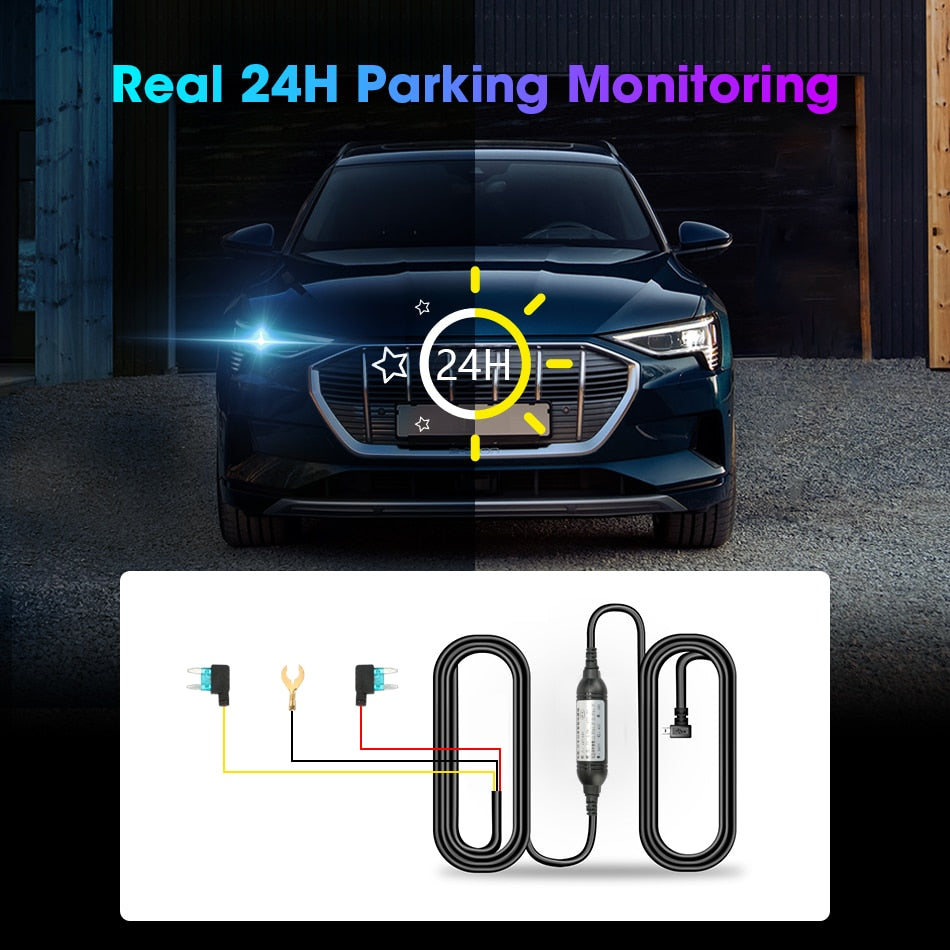 Mirror DVR Car Video Recorder Ultra HD 2.5K Dash Cam 1080P 10-Inch Rear View Camera Night Vision Vehicle Black Box