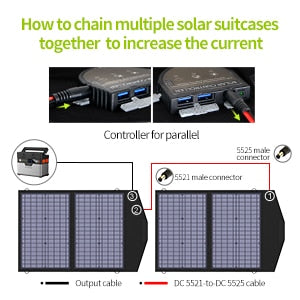 Foldable Solar Panels 400W / 200W / 140W / 100W / 60W Portable Waterproof For Camping RV Garden Roof