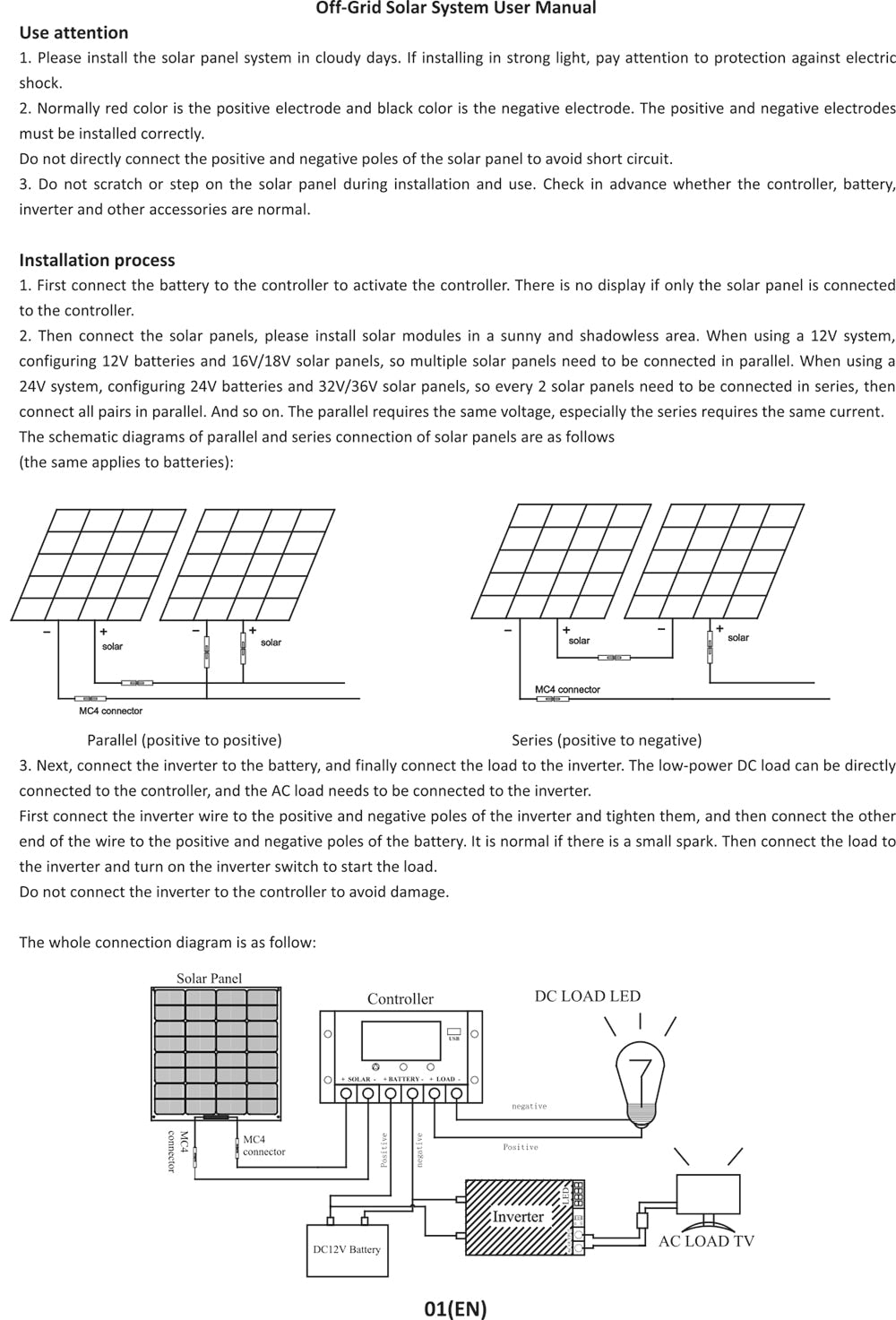 Solar Panels 200W Waterproof Monocrystalline Solar Panel Camping RV Home Charge 12V