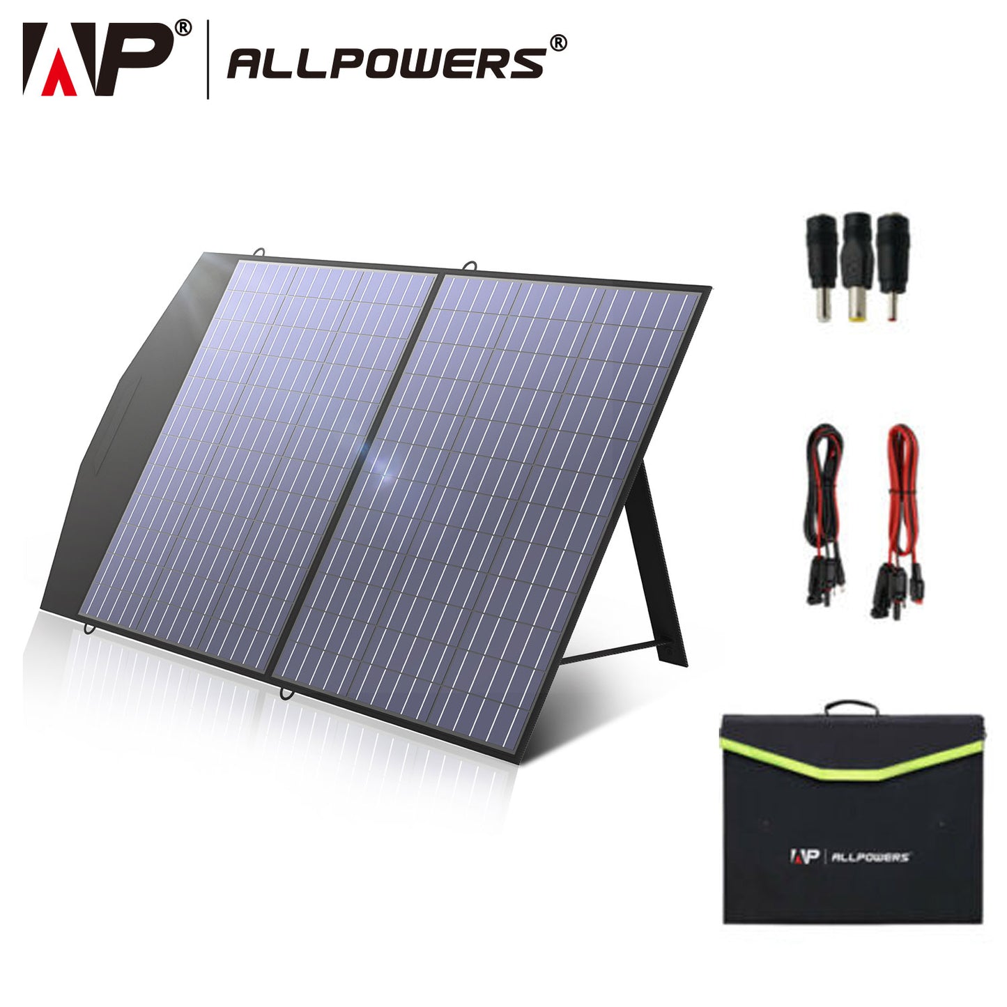 Portable 18V Solar Power Station 288Wh 300W, 606Wh 700W 110V/220V AC Outlet