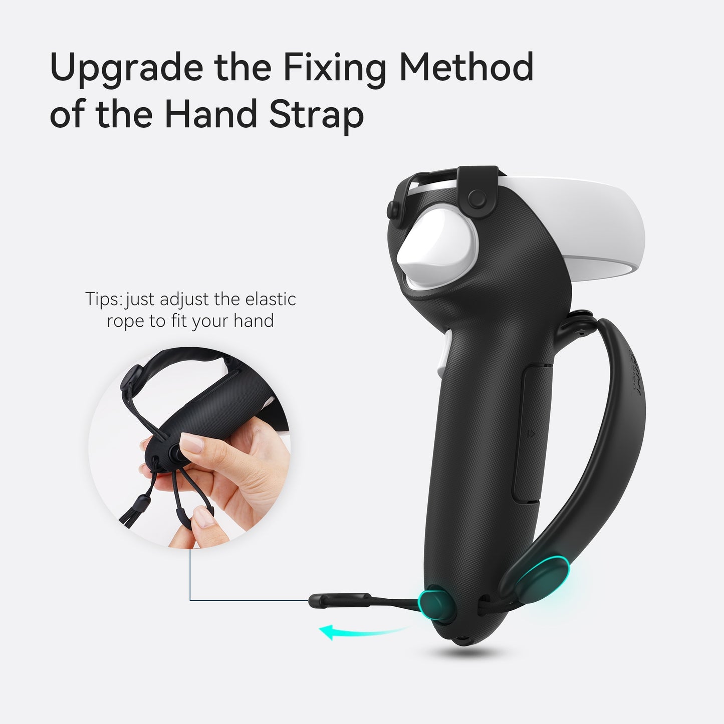 Cover For Oculus Quest 2 Controller Grips with Battery Opening Protector and Ring Cover