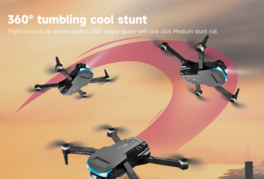 RC Quadcopter Mini Drone 4K Three-sided Obstacle Avoidance Dual HD Camera