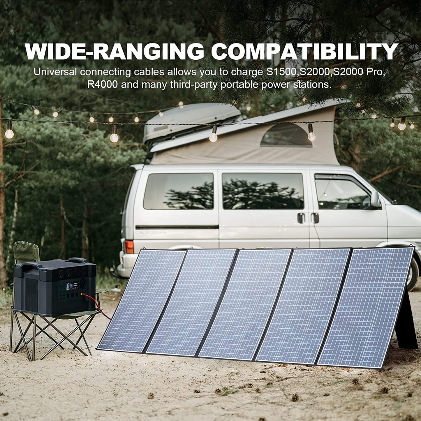 Foldable Solar Panels 400W / 200W / 140W / 100W / 60W Portable Waterproof For Camping RV Garden Roof