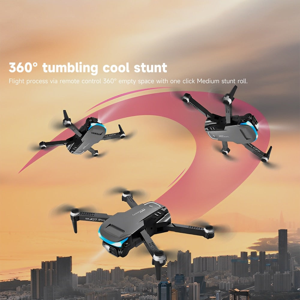 RC Quadcopter Mini Drone 4K Three-sided Obstacle Avoidance Dual HD Camera