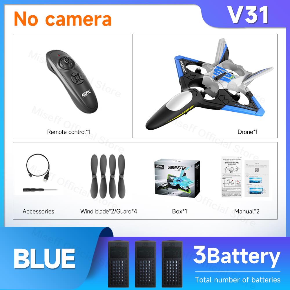 V17 RC Remote Control Airplane Drone 2.4G Gravity Sensing EPP Foam