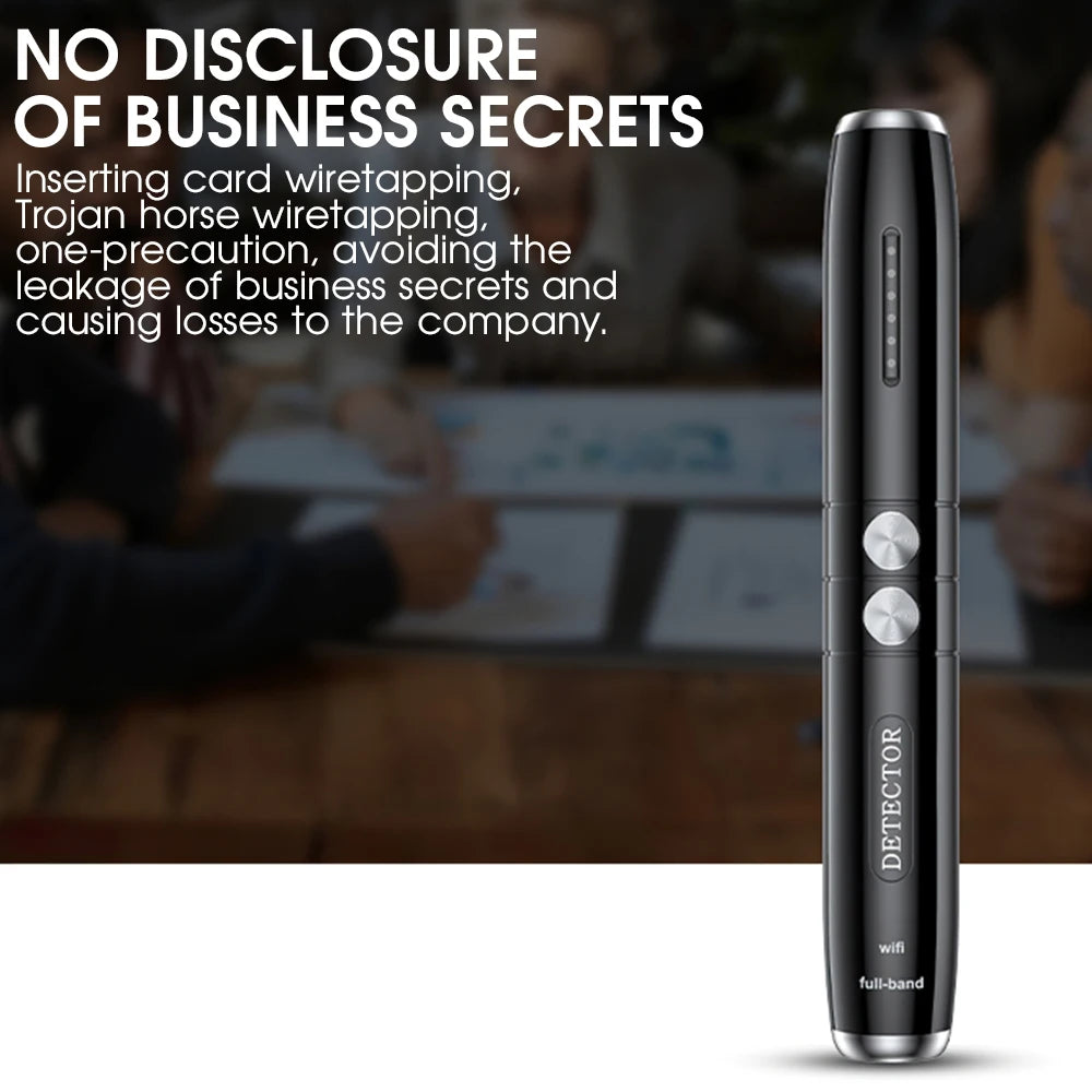 Wireless RF Signal Detector Anti-spy Camera Finder Wiretapping Scanner Anti Candid Camera Detector Hidden Cam Buster