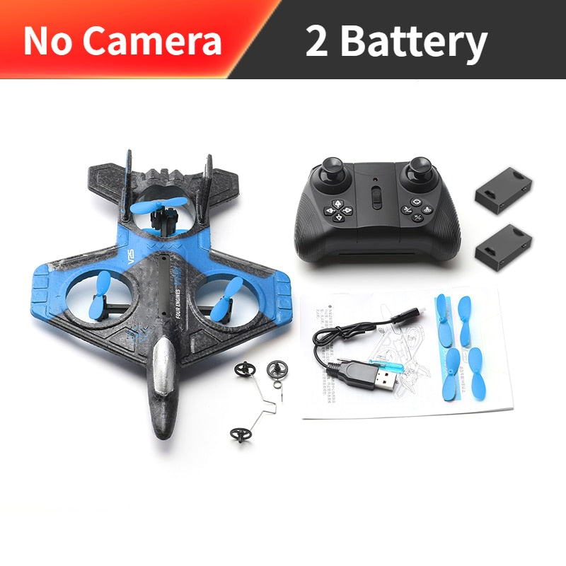 RC Airplane with 480P Camera 2.4G Radio 360° Tumbling for Adults Kids