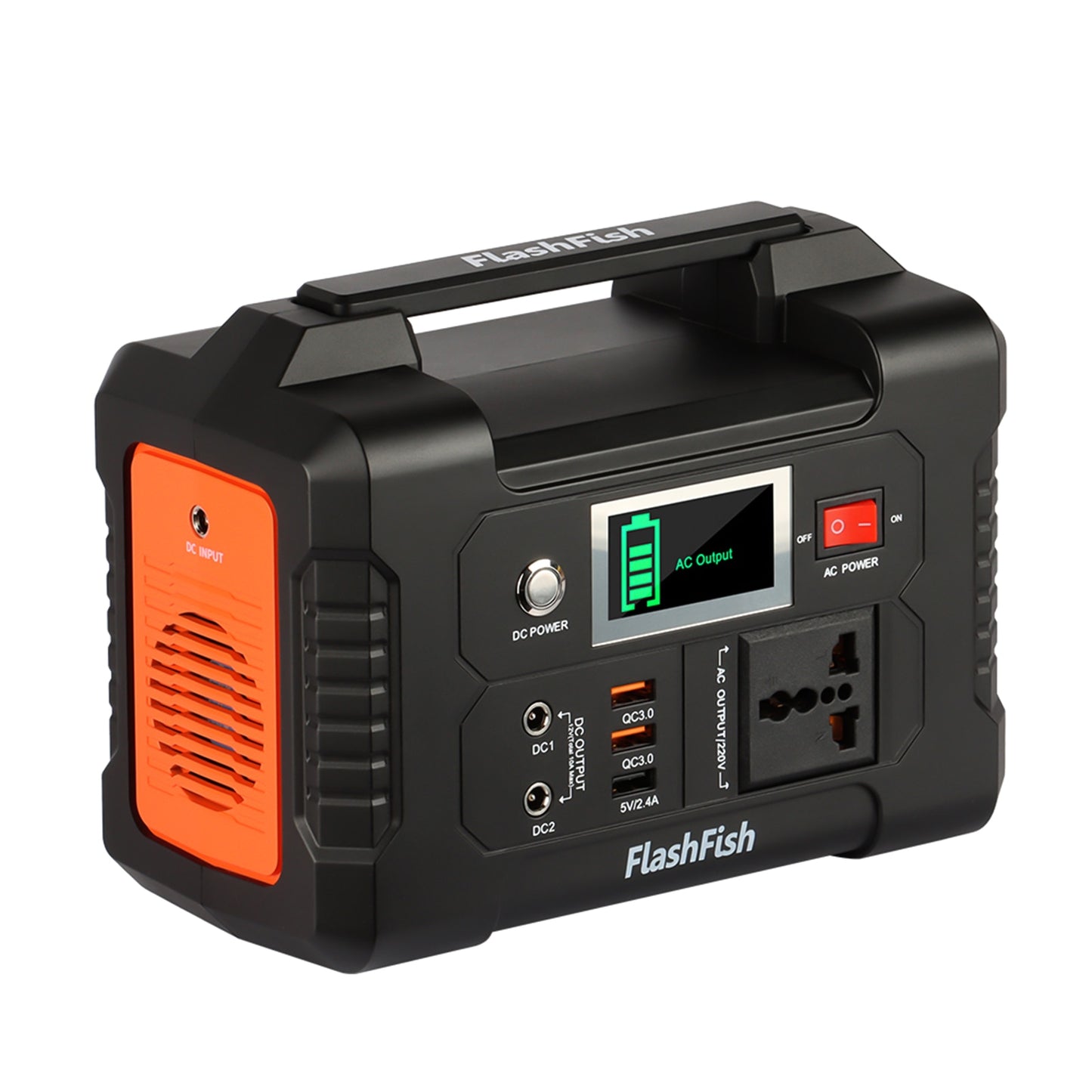 Flashfish E200 Portable 200W Battery Power Station 40800mAh/151Wh Solar Generator