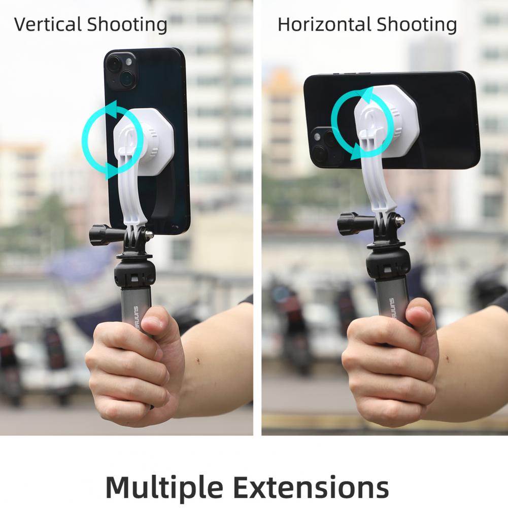 Magnetic Gimbal Stabilizer Smartphone Holder Strong Multifunctional Durable Selfie Stick Tripod Mount Adapter Base