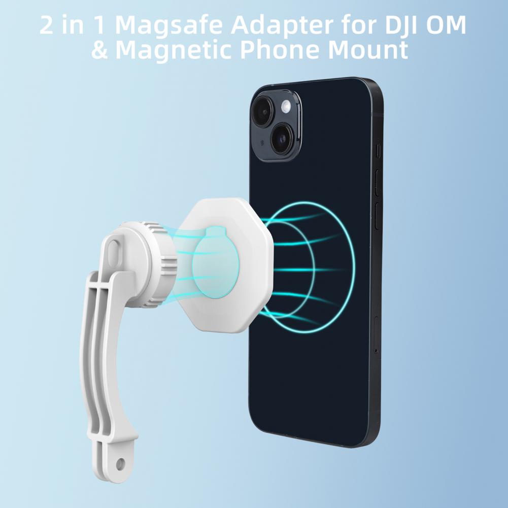 Magnetic Gimbal Stabilizer Smartphone Holder Strong Multifunctional Durable Selfie Stick Tripod Mount Adapter Base