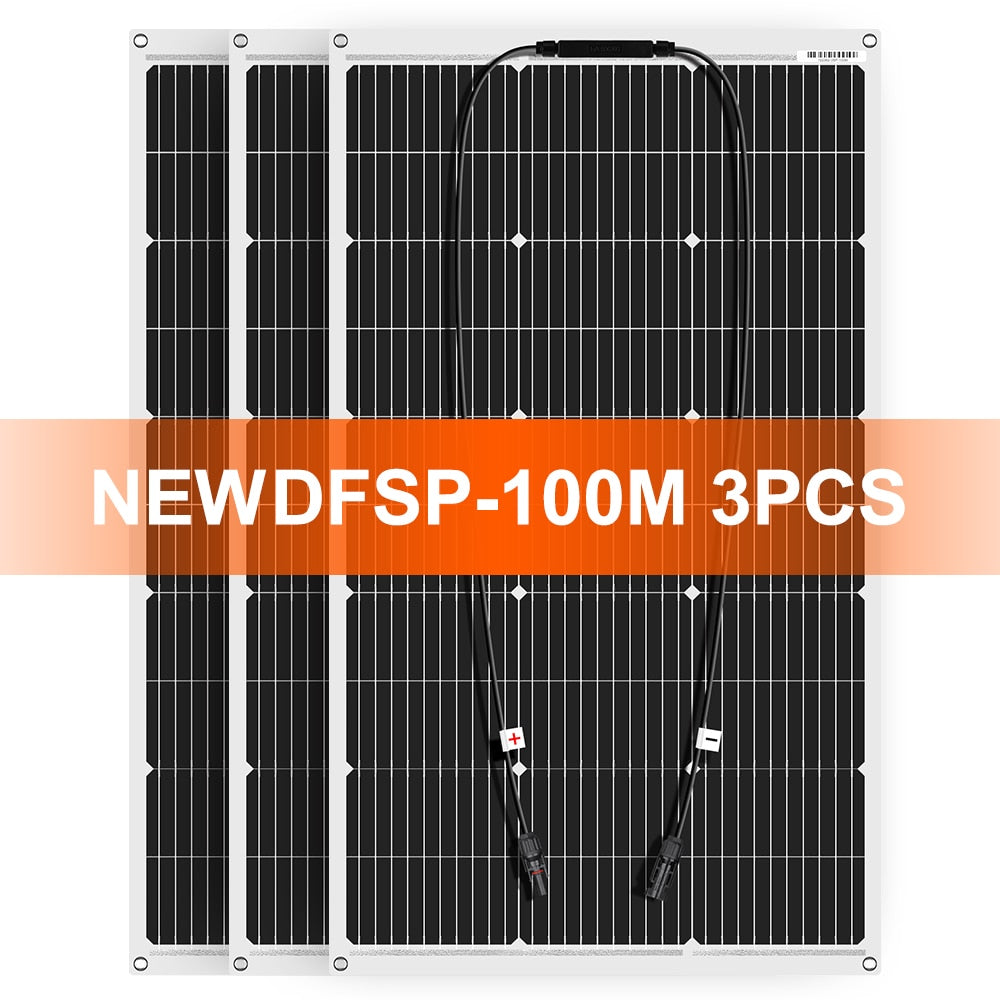 Flexible Monocrystalline Silicon Solar Panels 12V