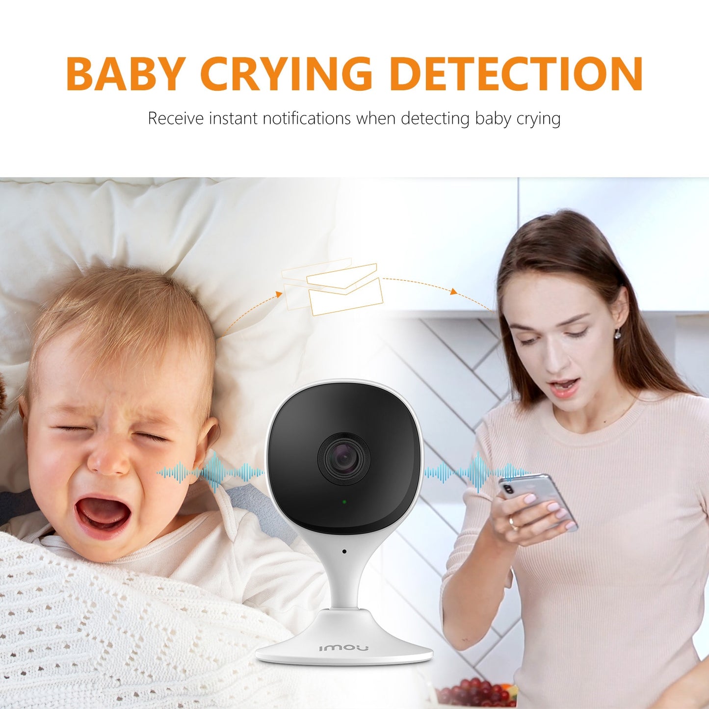 Security Camera  Wifi Baby Monitor Night Vision