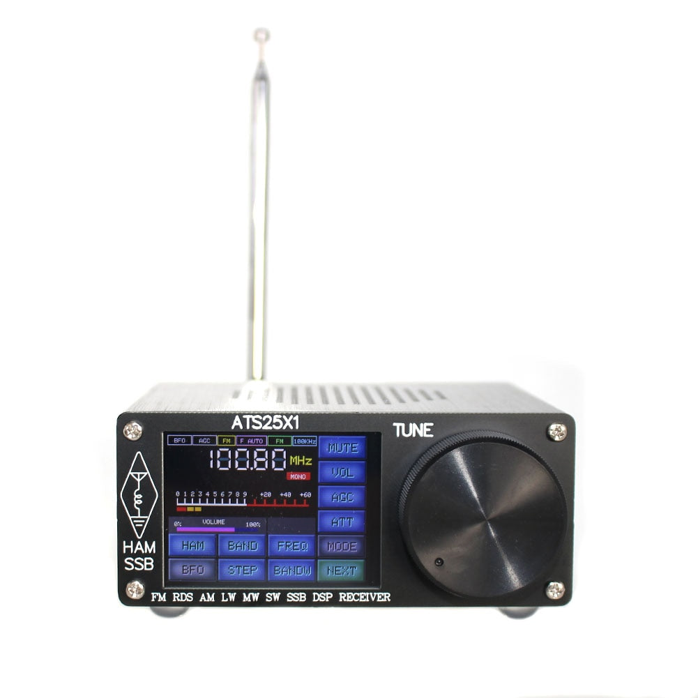 Portable Radio FM LW MW And SW SSB With 2.4 inch Touch Screen