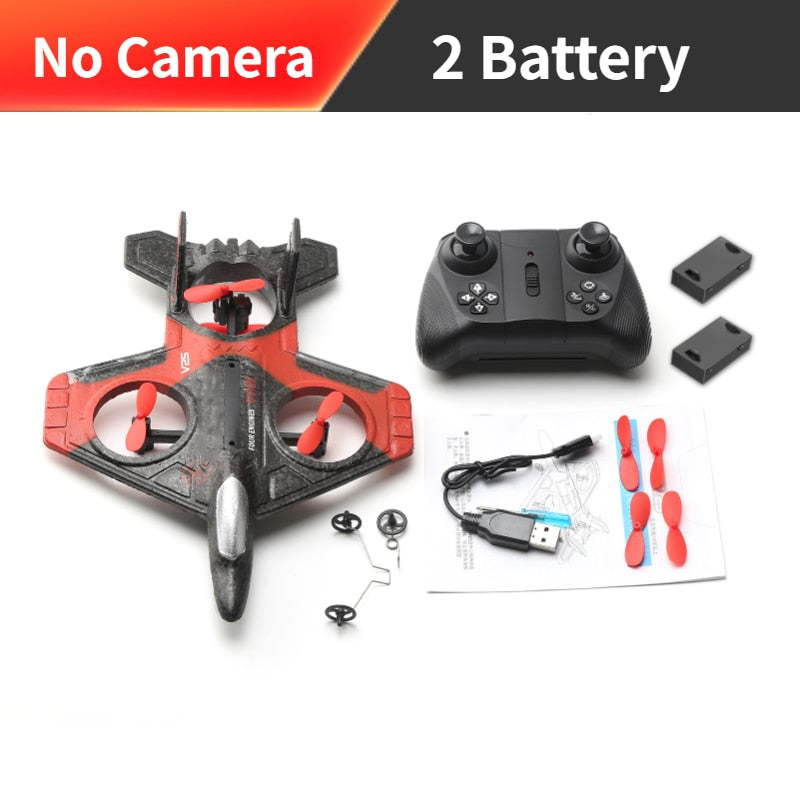 RC Airplane with 480P Camera 2.4G Radio 360° Tumbling for Adults Kids