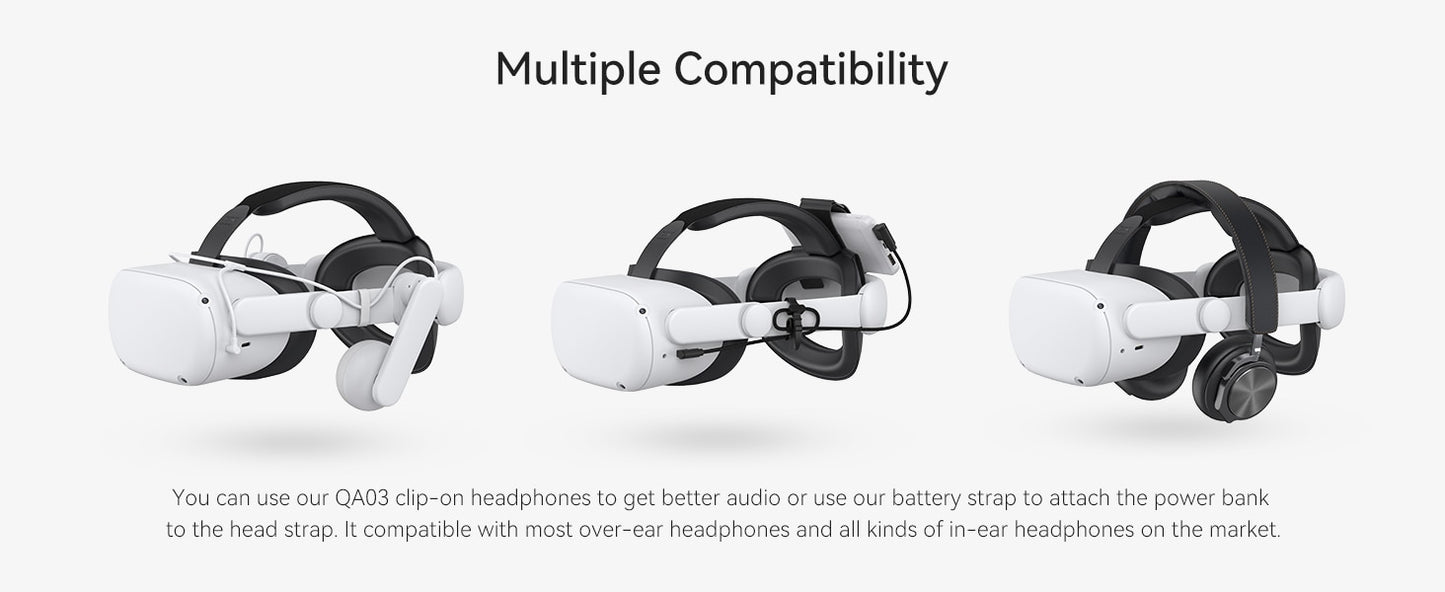 Adjustable Oculus Quest 2 Head Strap