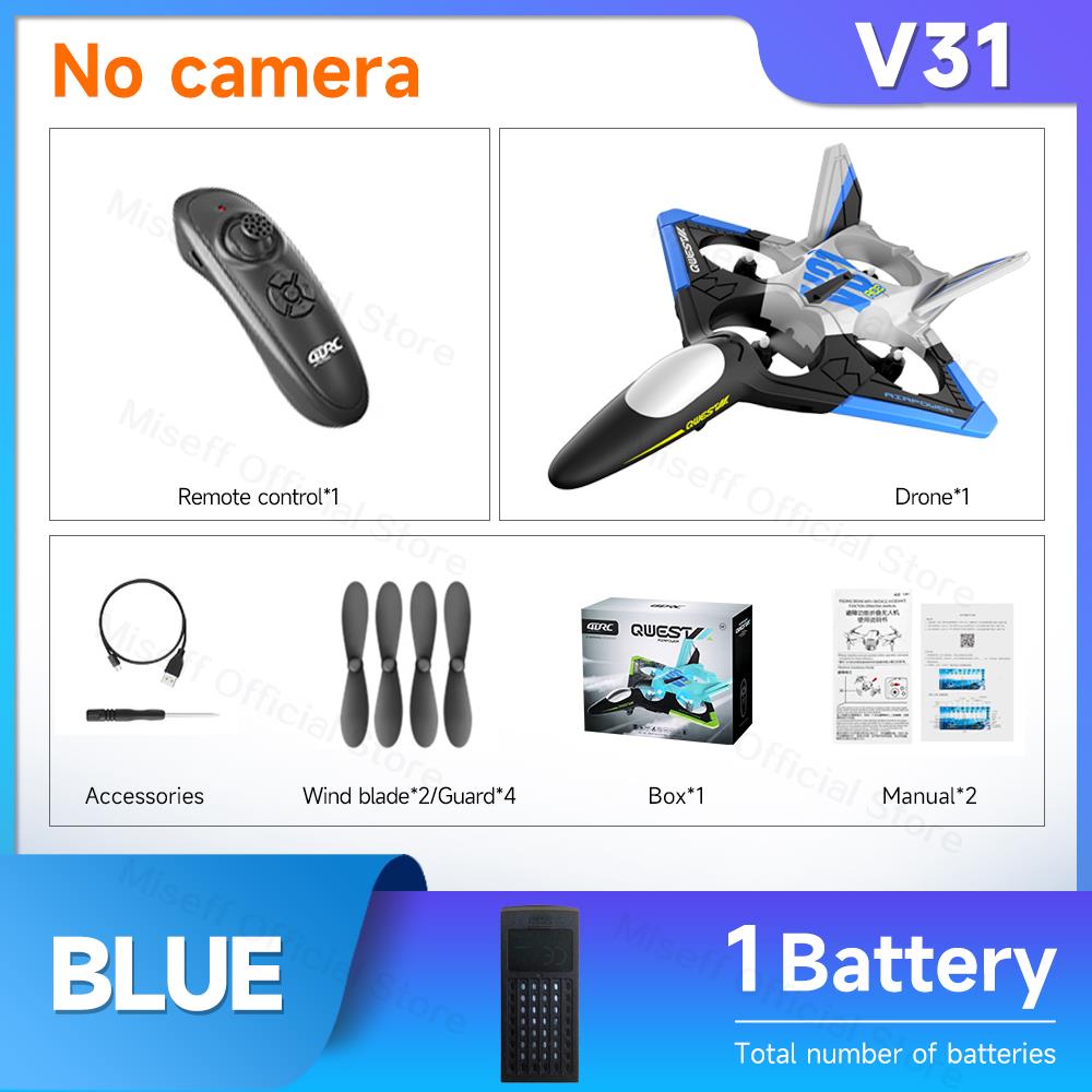 V17 RC Remote Control Airplane Drone 2.4G Gravity Sensing EPP Foam