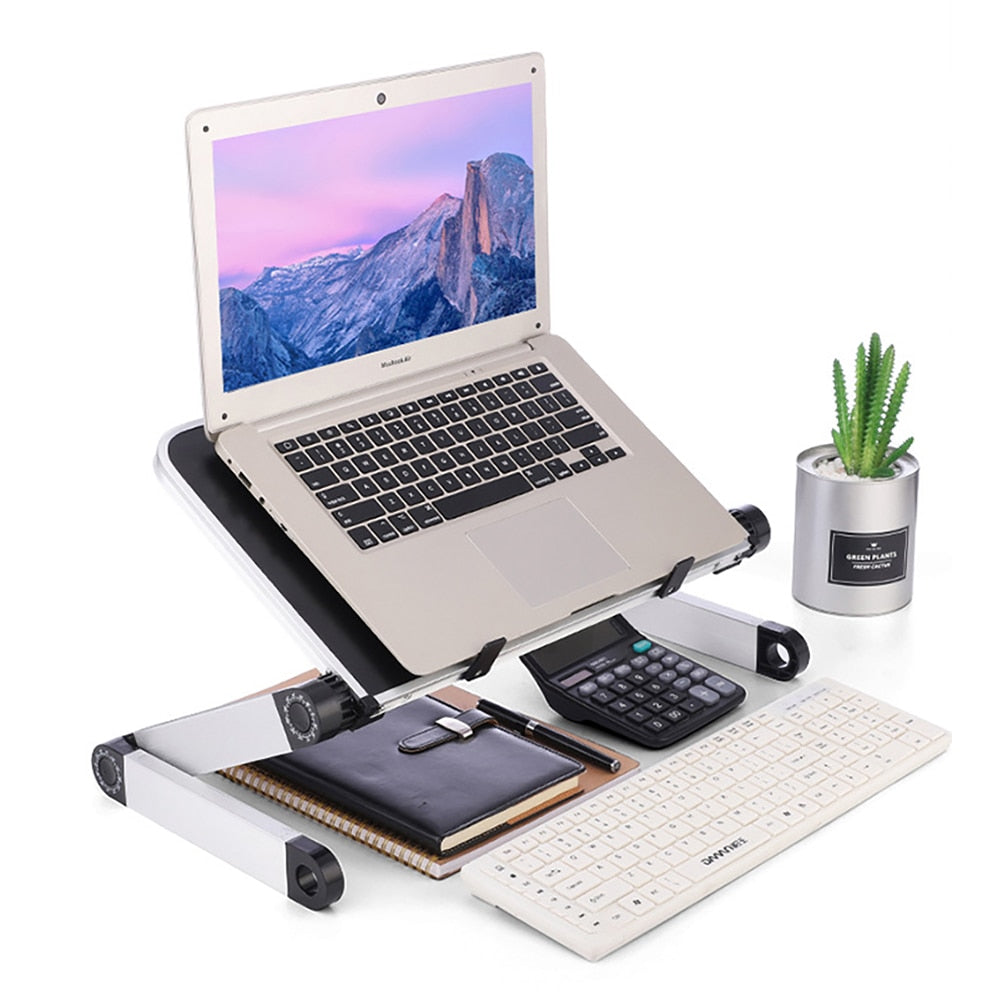 Adjustable Portable Laptop Stand With Mouse Pad