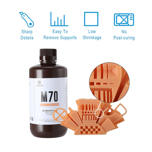 M70 1kg Little Smell 3d Printer Resin For Elegoo Anycubic SLA DLP LCD 405nm UV Resin 3D Printer