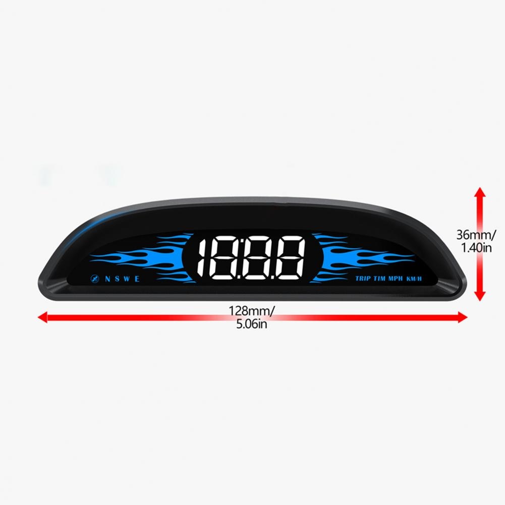 OBD2 GPS HUD Projector Display Digital Speedometer Multifunction