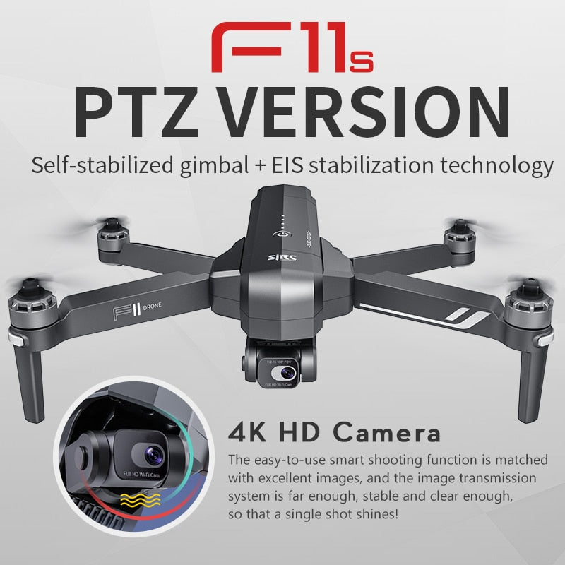 4K Pro Camera Drone 5G WIFI GPS Anti-Shake Quadcopter