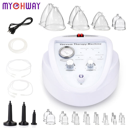 Vacuum Therapy Machine Breast Enhancement Cupping Massager Face Lifting Body Shaping Butt Lifting