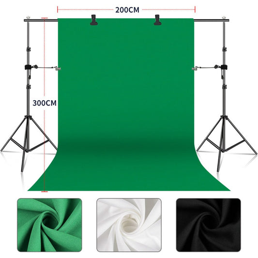 SH Backdrop Cloth Green Screen Chroma Key Cotton Fabric Background For Photo Studio