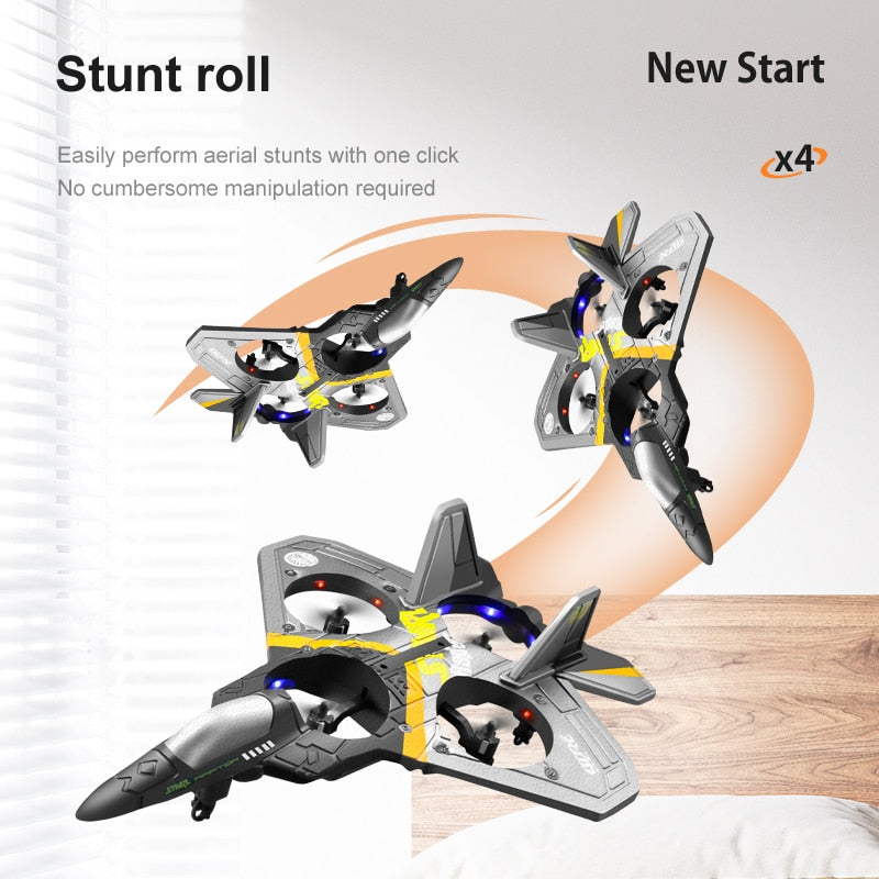 V17 RC Remote Control Airplane Drone 2.4G Gravity Sensing EPP Foam