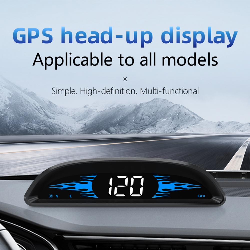 OBD2 GPS HUD Projector Display Digital Speedometer Multifunction