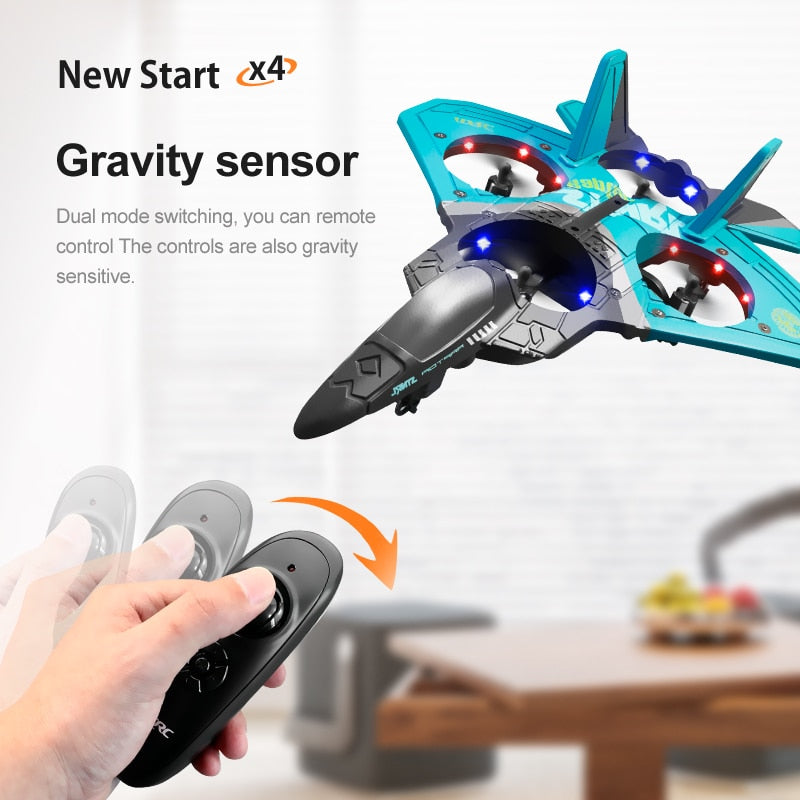 V17 RC Remote Control Airplane Drone 2.4G Gravity Sensing EPP Foam