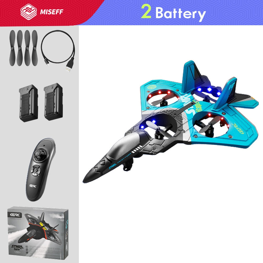 V17 RC Remote Control Airplane Drone 2.4G Gravity Sensing EPP Foam