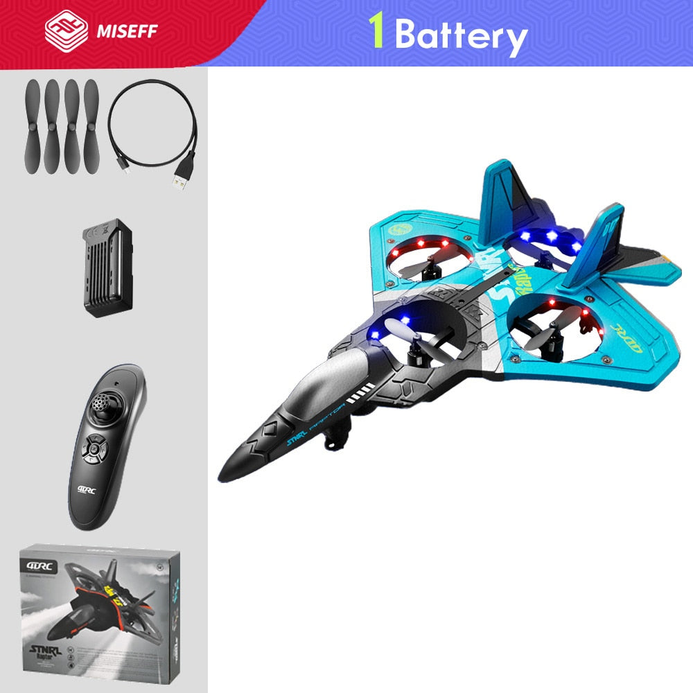 V17 RC Remote Control Airplane Drone 2.4G Gravity Sensing EPP Foam